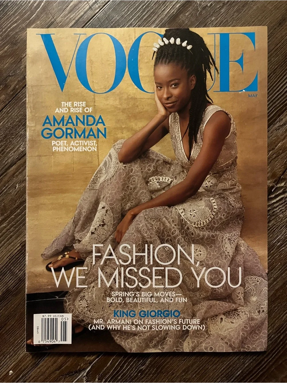 Vogue May 2021 Magazine-Featuring Amanda Gorman